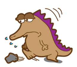 Lonely Dinosaur sticker #4962711