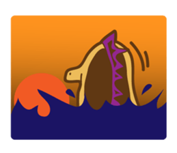 Lonely Dinosaur sticker #4962721