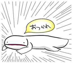 Japanese giant saramander and Axolotl sticker #4962968