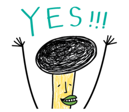 Crazy Mushroom - English version sticker #4963651