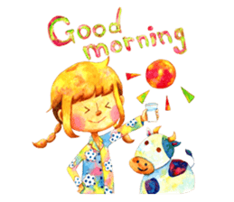 Watercolor Friends sticker #4964006