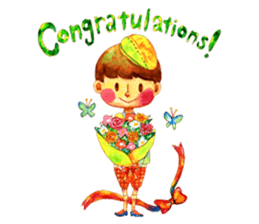 Watercolor Friends sticker #4964013