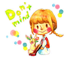 Watercolor Friends sticker #4964019