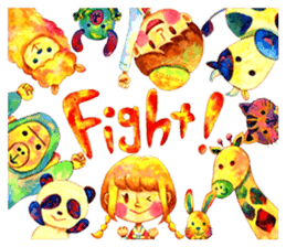 Watercolor Friends sticker #4964020