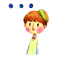 Watercolor Friends sticker #4964023