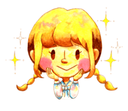 Watercolor Friends sticker #4964029