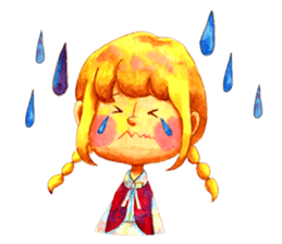 Watercolor Friends sticker #4964030