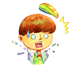 Watercolor Friends sticker #4964031