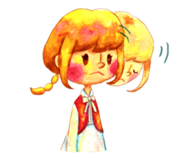 Watercolor Friends sticker #4964041