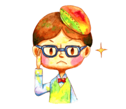 Watercolor Friends sticker #4964043