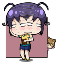 Grumpy Girl sticker #4965170