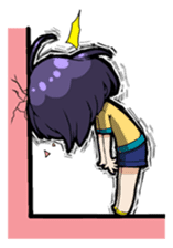 Grumpy Girl sticker #4965184