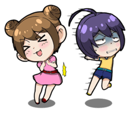 Grumpy Girl sticker #4965195