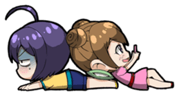 Grumpy Girl sticker #4965196