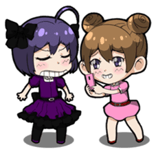 Grumpy Girl sticker #4965201