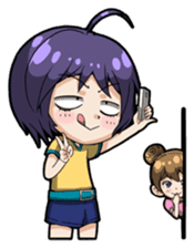 Grumpy Girl sticker #4965202