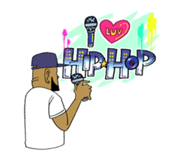 Hip Hop, Rap, R&B Slangs sticker #4965845