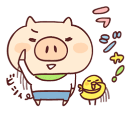 Pig's friend club sticker #4965966
