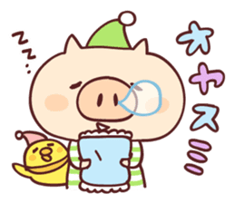 Pig's friend club sticker #4965971