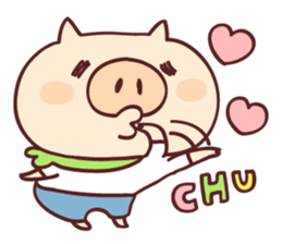 Pig's friend club sticker #4965983