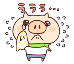 Pig's friend club sticker #4965987