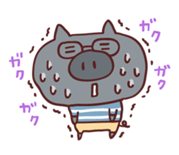 Pig's friend club sticker #4965988