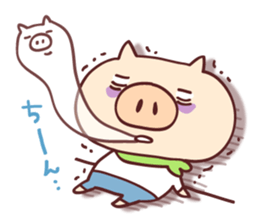 Pig's friend club sticker #4965989