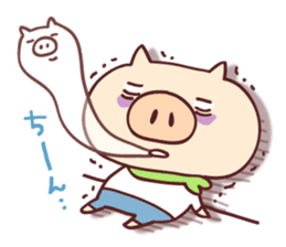 Pig's friend club sticker #4965989