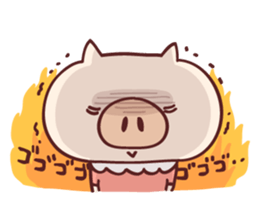 Pig's friend club sticker #4965994