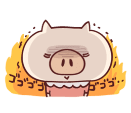 Pig's friend club sticker #4965994