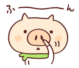 Pig's friend club sticker #4965995