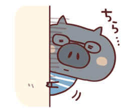 Pig's friend club sticker #4966004