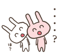 Warausa is cynical rabbits. sticker #4966874
