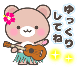 Kumatan in summer sticker #4967019