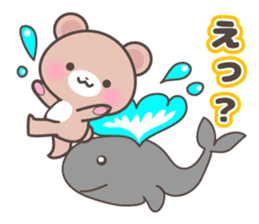 Kumatan in summer sticker #4967042