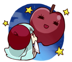 People of an apple clan sticker #4967429