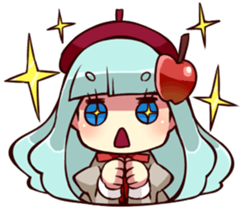 People of an apple clan sticker #4967430