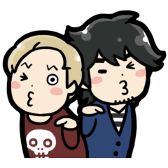 Onosaka&Konishi's O+K:2.5jigen Sticker