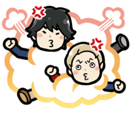 Onosaka&Konishi's O+K:2.5jigen Sticker sticker #4967483