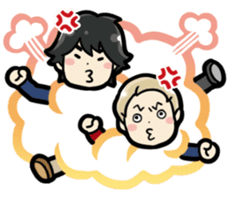 Onosaka&Konishi's O+K:2.5jigen Sticker sticker #4967483