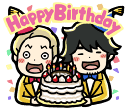 Onosaka&Konishi's O+K:2.5jigen Sticker sticker #4967484