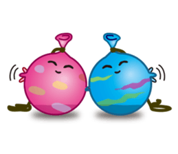 Water balloon sticker #4967582