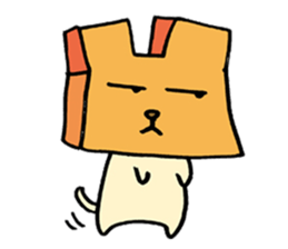 Block Head Dog sticker #4967891