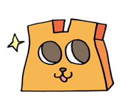 Block Head Dog sticker #4967896