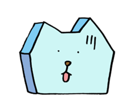 Block Head Dog sticker #4967908