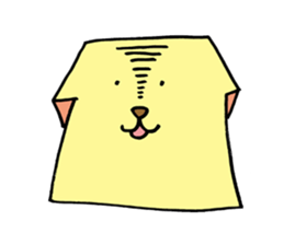 Block Head Dog sticker #4967920