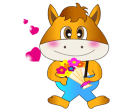 Horse Koro (ordinary conversation) sticker #4967967