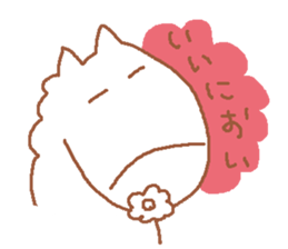 It is a cute horse illustrations2 sticker #4968144