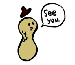 Talkative peanuts sticker #4968747