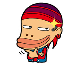 Afro Strange uncle - go! sticker #4969568